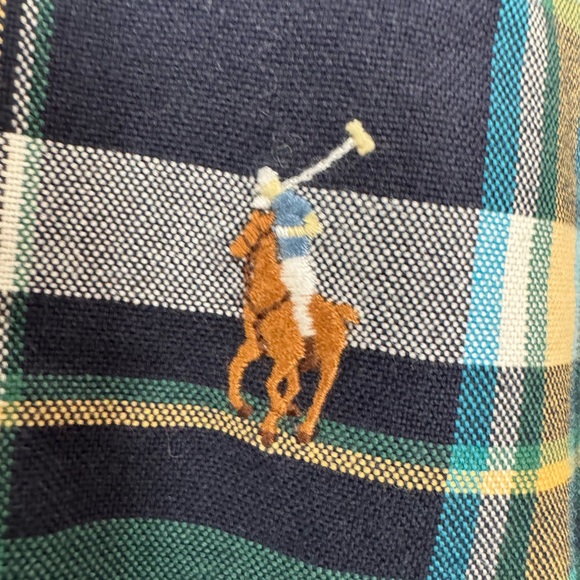 VTG Vintage 90s Ralph Lauren Blue Label Classic Fit Button down Size Medium M - Picture 4 of 10